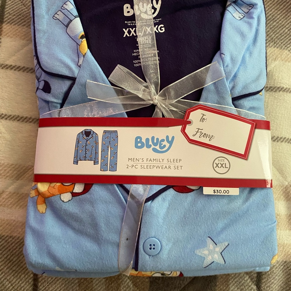 Bluey Men's Family Sleep 2-Piece Set